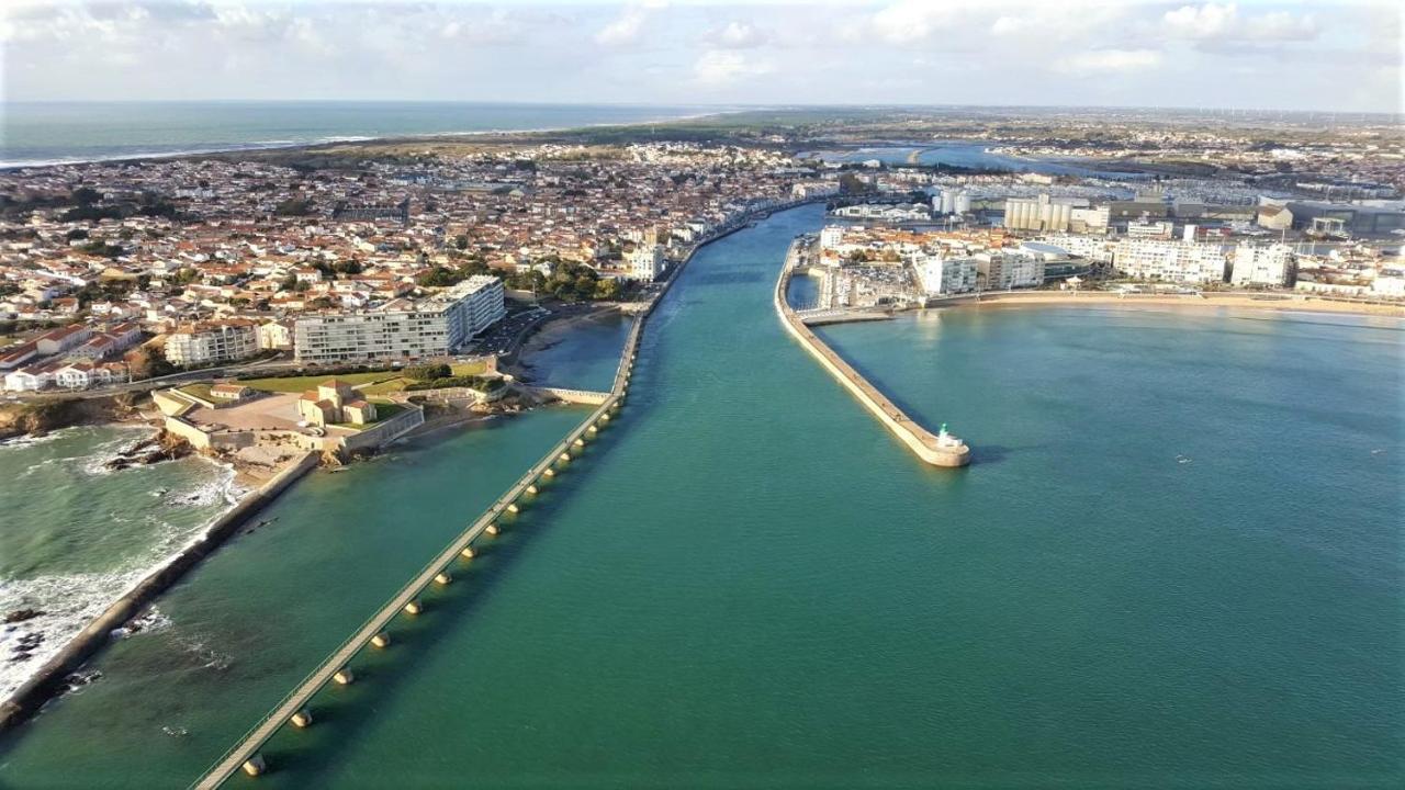 La Calypsette - Face Grande Plage Des Sables D'Olonne Les Sables-dʼOlonne Dış mekan fotoğraf